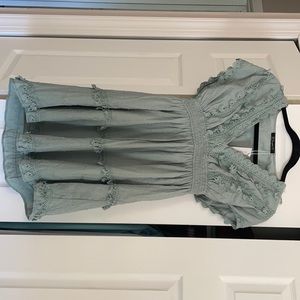 Light green/ blue dress